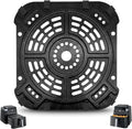 GCQ Air fryer Accessories for Ninja AF181 Air Fryer Pro XL 6-in-1 6.5 QT, 8.5''× 8.0'' Air Fryer Grill Pan Grill Plate Crisper Plate Replacement Parts Tray Rack with Rubber Bumpers, Dishwasher Safe