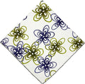 21x21 inches 100% Cotton Bandana for Women - Soft Square Scarf, Multi-Purpose Head Covering, Hair Bandana