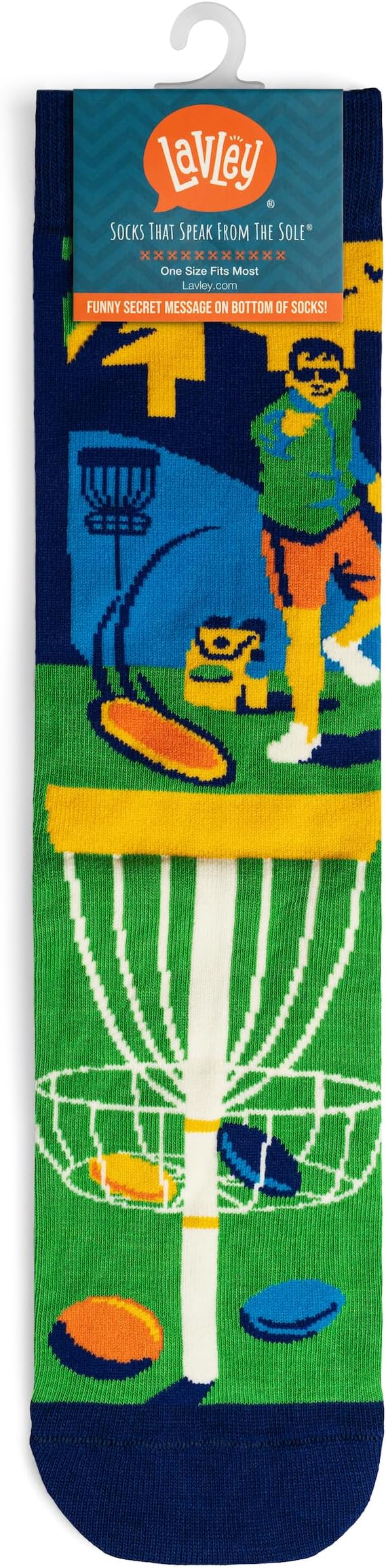Lavley Funny Socks for Sports Fans and Players - Cool Novelty Gifts for Men, Women, & Teens