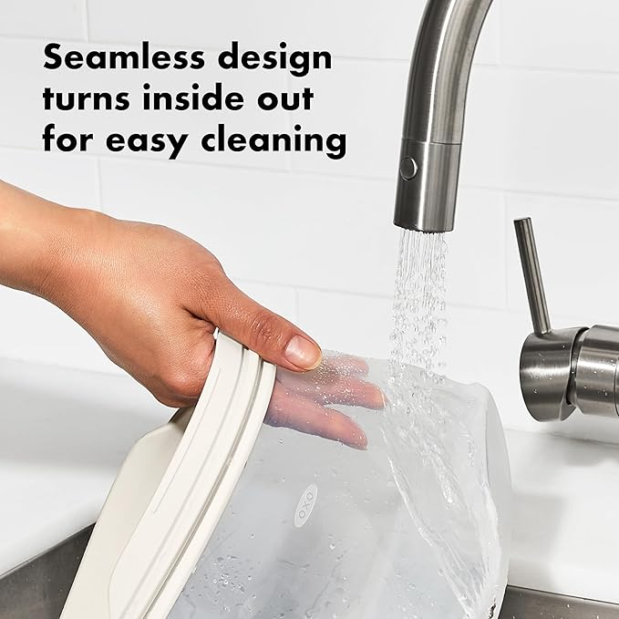 OXO Good Grips Silicone Reusable Bag – Gallon Bag (128 oz) - Lagoon