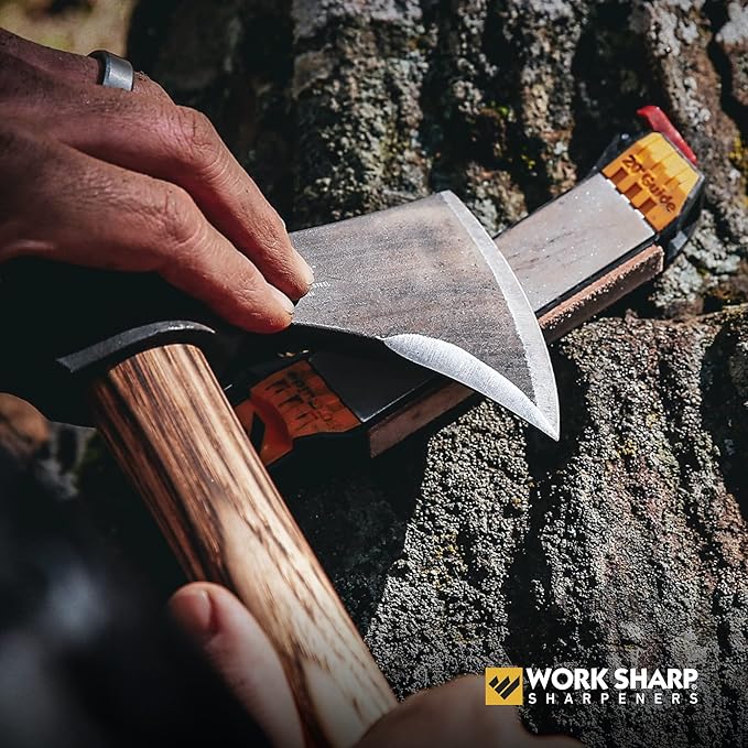 Work Sharp Ultimate Gift Bundle with Professional Precision Adjust Elite Knife Sharpener Kit and the Guided FIeld Sharpener