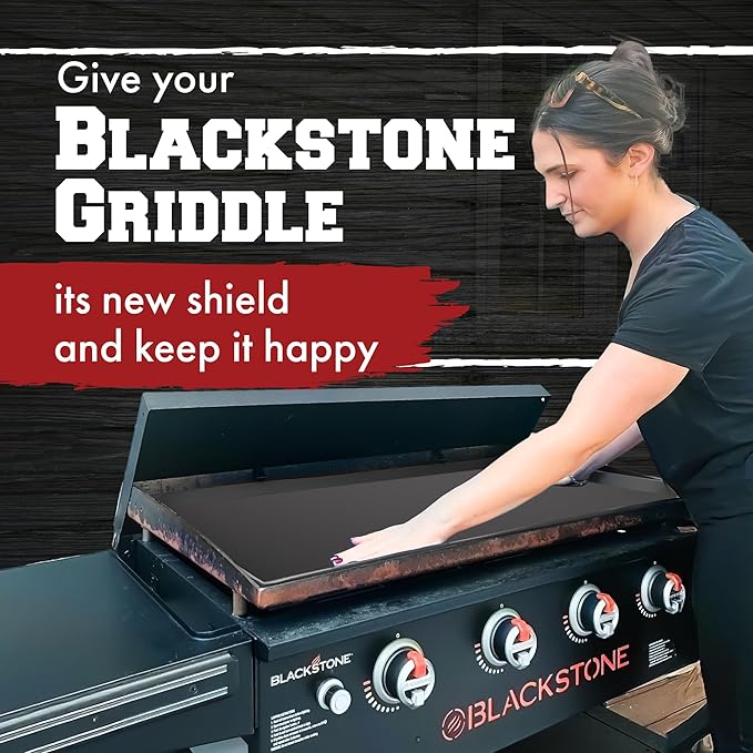 KITCHEN PERFECTION 36" Premium Silicone Griddle Cover Mat For Blackstone Griddle 36 Inch - Hermetic Protection From Rust & Debris All Year, Fits All Blackstone 36 Inch Models - Food Grade Silicone