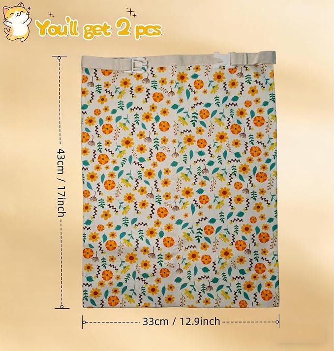 Reusable Beeswax Bread Bags for Homemade Bread Sourdough Loaf 17in x12.9in Large Beeswax Storage Bags farmhouse bread box Cotton Linen Bag 2 Pack Portable Bread Containers (Flower design)