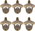 Wall Mounted Bottle Opener Old Fashioned IT'S FIVE O'CLOCK SOMEWHERE Beer Top Opener Screw in Wall for Bar Hotel (6 PCS)