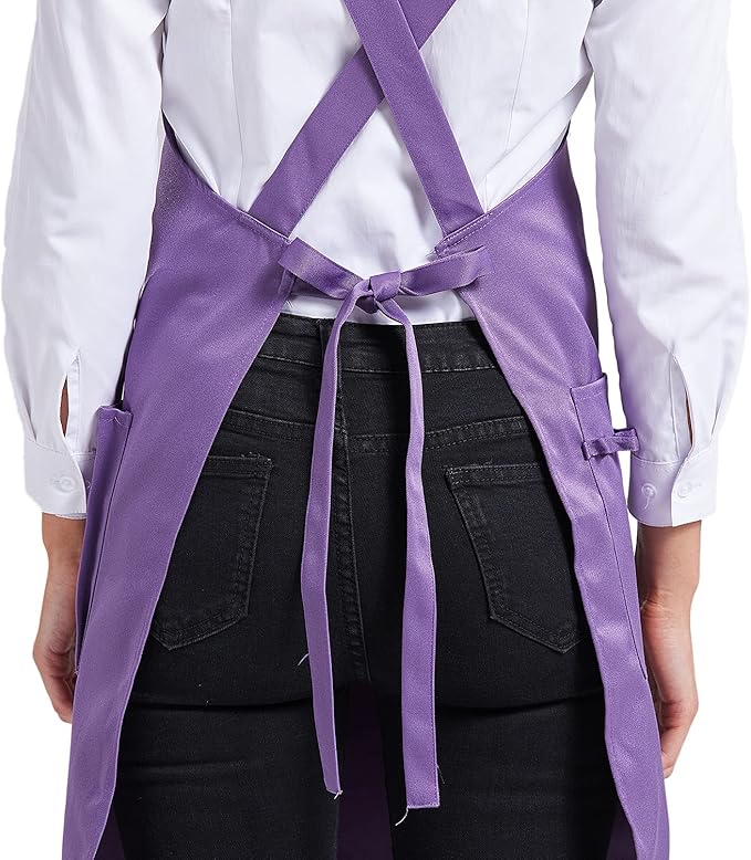 Nanxson Adjustable Women Bib Apron Multi Function Professional Salon Stylist Work Apron with Tool Pockets CF3010