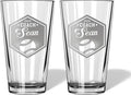 Baseball Coach Beer Glasses - Baseball Coach Gifts Personalized Coach Pint Glass Engraved Coach Award Baseball Beer Glass End of Season Gifts Coach (Baseball, Dbl Pint Gift Box)
