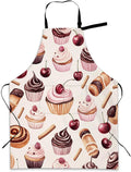 Apron with Pockets for Women, Adjustable Kitchen Cooking BBQ Chef Apron, Gifts for Mom Birthday, or Holidays
