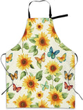 Cooking Apron for Women and Men,Adjustable Chef Bib Apron with 2 Pockets, Water and Oil Resistant for Kitchen Use