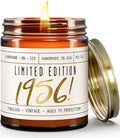 69th Birthday Gifts for Women - 'Limited Edition 1956' Soy Candle, w/Champagne on Ice I 69 Birthday Gifts for Women I 69th Gift for Her Ideas I 9oz Reusable Jar, 50Hr Burn, Made in USA