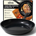 Alva Energy Nonstick Ceramic Frying Pan 8" - Lightweight, Easy to Clean and Made without PFAS, PFOA & PTFE - Induction and All Stovetop Compatible with Even Heat Distribution