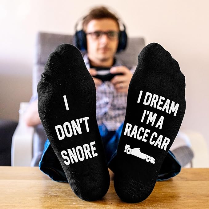 VICRAZY Racing Car, Sport Car Socks for Men, Women - Formula 1 Gifts, Racing Socks, Stocking Stuffers for Men, Women