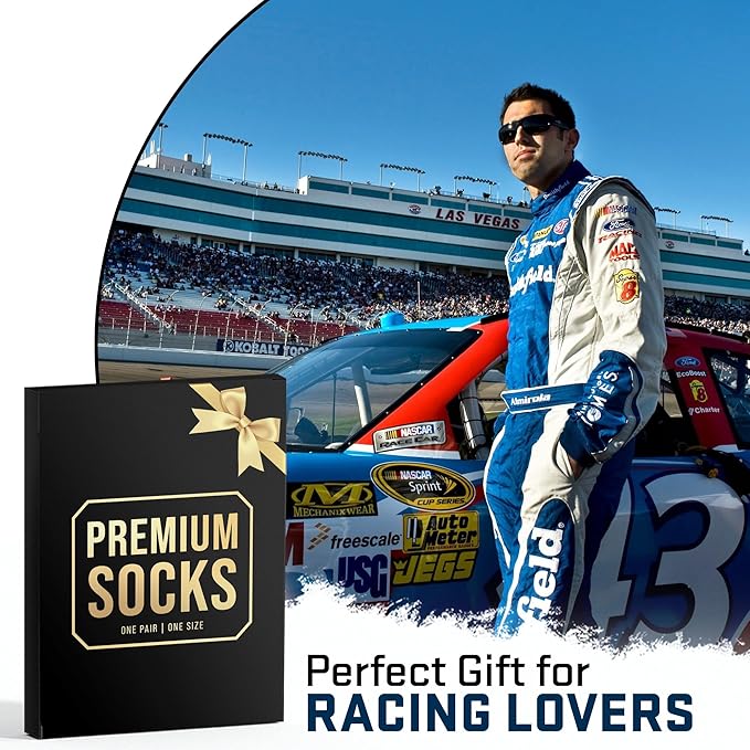 VICRAZY Racing Car, Sport Car Socks for Men, Women - Formula 1 Gifts, Racing Socks, Stocking Stuffers for Men, Women