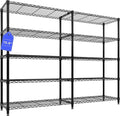 GAOMON 70" W Storage Shelves Metal Shelving Unit, 1325 LBS Heavy Duty Wire Shelving 5-Tier L-Shaped Storage Rack with Adjustable Shelf for Pantry Kitchen Corner Bedroom