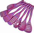 7 PCS Pakkawood Kitchen Utensils | Kitchen Cooking Utensil Set | Pakkawood Utensils | Non-Stick Wooden Spoons | Wooden Spoons for Cooking | Byzantium