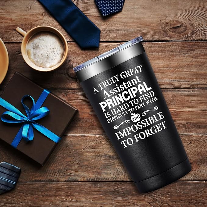 Assistant Principal Gifts for Men, Women - Christmas Principals Day Appreciation Gift for Assistant Principal - 20oz Tumbler Vice Principals Gifts