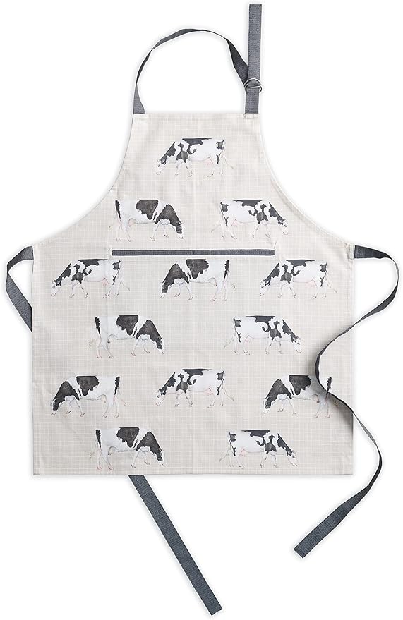 Maison d' Hermine 100% Cotton Apron for women with Pocket Kitchen Chef Apron for Men Cooking Gardening Server Waitress
