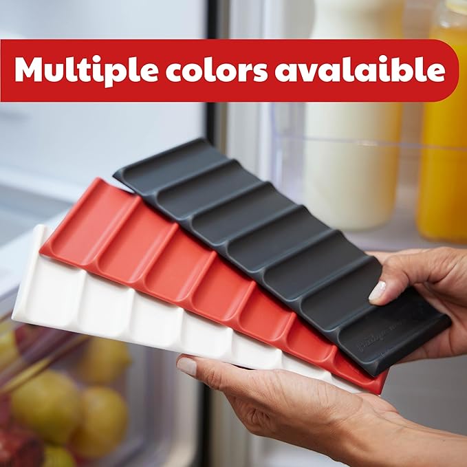 Cooks Innovations Drink Organizer for Fridge, Soda Can Refrigerator Organizers and Storage, Beer-Wine-Water Bottle Holder, Fridge Monkey - Durable Non-Slip&Roll