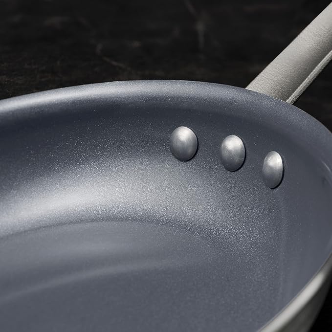 Tramontina Professional 14-Inch Ceramic Non Stick Extra Large Frying Pan, Heavy-Gauge Aluminum Skillet with Nonstick Coating, Dishwasher and Oven Safe, Gray