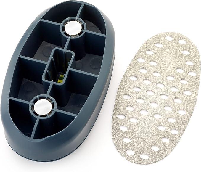 Mercer Culinary Flattening Stone - 2 Sided Diamond Plate