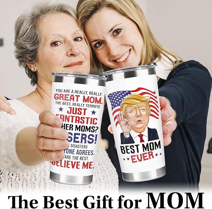 Gifts for Mom from Daughter, Son - Mothers Day Gifts for Mom, Wife, Women - Moms Birthday Gift Ideas, Cool Birthday gifts for Moms, Mothers - Best mom Tumbler, 20 oz Stainless Steel moms Coffee Cup