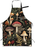 Cooking Aprons for Men and Women,Adjustable Bib Chef Apron with 2 Pockets, Soft and Durability Kitchen Apron