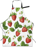 Kitchen Apron with Pocket,Waterproof Adjustable Neck and Long Ties, Cooking Baking Gardening Painting Apron for Women