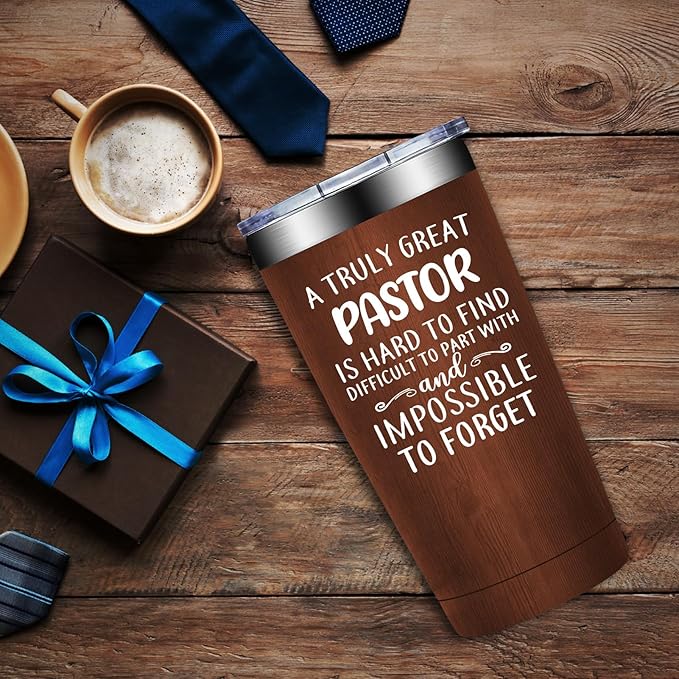 Pastor Gifts for Men - Pastor Christmas Appreciation Gifts - Thank You, Religious, Christian Gift for Pastors - 20oz Tumbler