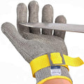 Dowellife ANSI A9 Cut Resistant Glove Food Grade, Stainless Steel Mesh Metal Knife Cutting Glove for Butcher Oyster Shucking Kitchen Mandoline Chef Slicing Fish Fillet (Small)