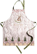 Maison d' Hermine 100% Cotton Apron for women with Pocket Kitchen Chef Apron for Men Cooking Gardening Server Waitress