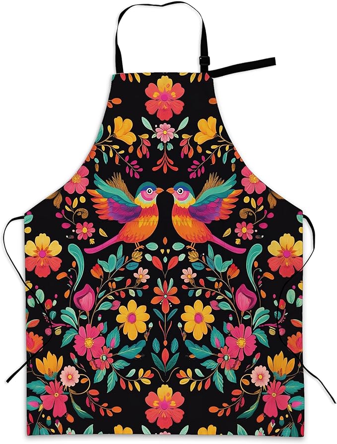Adjustable Kitchen Apron with Pockets for Women and Men,Soft Chef Apron for Cooking, BBQ, and Grill
