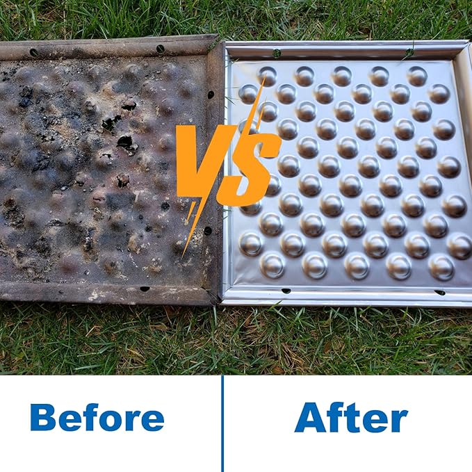 Grill Replacement Parts for Americana Walk-A-Bout, Swinger, Sizzler, and Traveler Charcoal Grills, Cooking Grid and Ash Pan for Americana 1040.8.001,1025.8.001