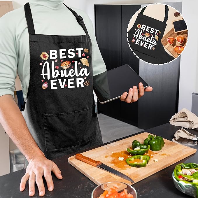 Funny Cafeteria Crew Aprons with Pockets, Cafeteria Worker Staff Appreciation Gifts