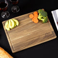 Personalized Acacia Wood Cutting Board Gift - Laser Engraved Custom Board,Printed in USA,Customizable Acacia Wood Cutting Board Eco-Friendly Woodfor Weddings, Housewarming & Christmas