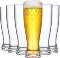 Amazing Abby - Genny - 22-Ounce Plastic Beer Glasses (Set of 6), Plastic Pilsner Glasses, Reusable Cups, BPA-Free, Shatter-Proof, Dishwasher-Safe, Perfect for Poolside, Outdoors, Camping, and More