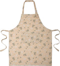 Kitchen Aprons for Women, Japanese Vintage Floral Apron With Adjustable Neck Strap and pocket for Men Gardening Cooking Arting Painting