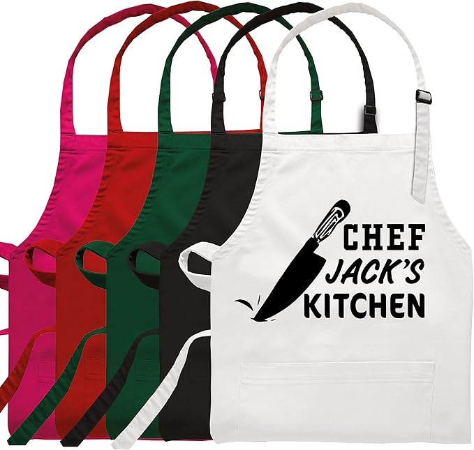 Custom Chef Apron For Men, Grilling Gifts For Men, Mens Gift For Dad, Fathers Day & Christmas, Kitchen and BBQ Cooking Aprons For Daddy