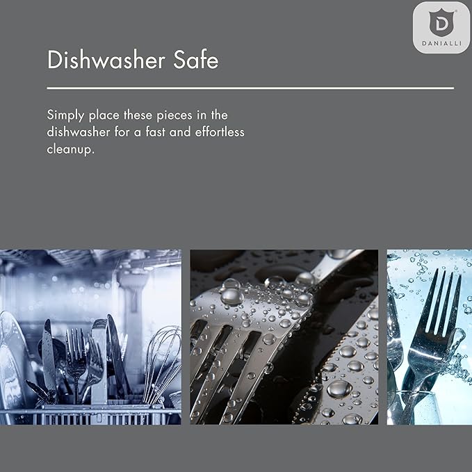 Modern Silverware Set, 18/10 Stainless Steel Flatware, Mirror Finish, Dishwasher Safe, Elegant Cutlery for Home and Dining, Built to Last (30-Piece, Imperial)