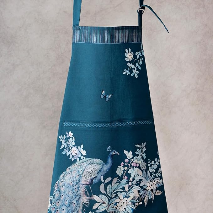 Maison d' Hermine 100% Cotton Apron for women with Pocket Kitchen Chef Apron for Men Cooking Gardening Server Waitress