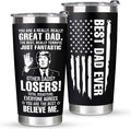 Christmas Gifts for Dad, Men - Gifts for Dad from Daughter, Son - Dads Birthday Gift Ideas, Happy Birthday gifts for Dads, Fathers - Best Dad Ever Gift, Present for dads - 20 Oz dad Tumbler