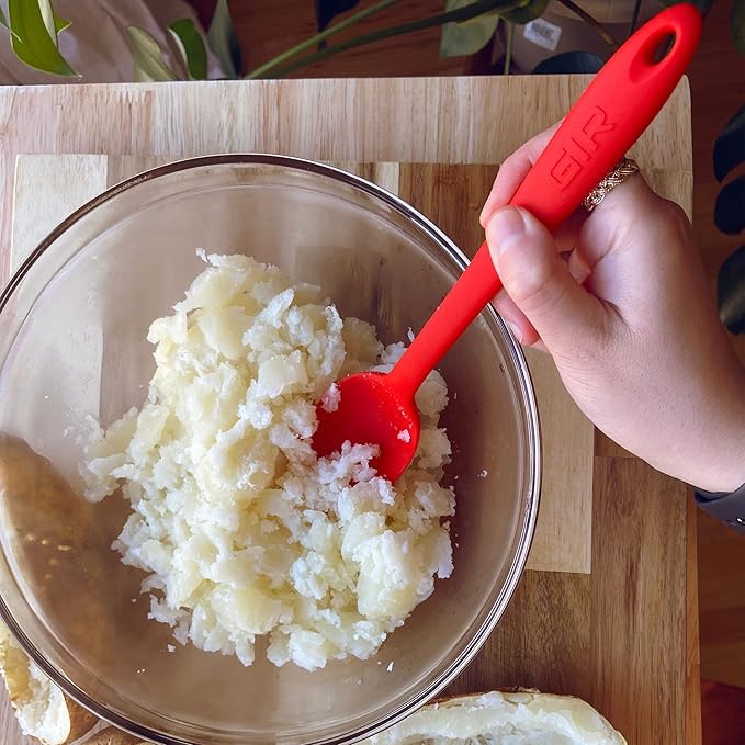 GIR: Get It Right Silicone Cooking Spoon - 13-In Slate - Heat Resistant up to 425°F & Seamless Nonstick Design - Ergonomic Grip & Multipurpose Mixing Spoon