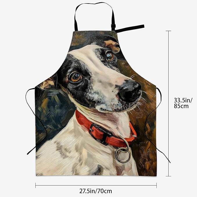 Rooster Apron for Women Men 28x33in, Kitchen Chef Aprons with 2 Pockets, Polyester, Chicken Apron