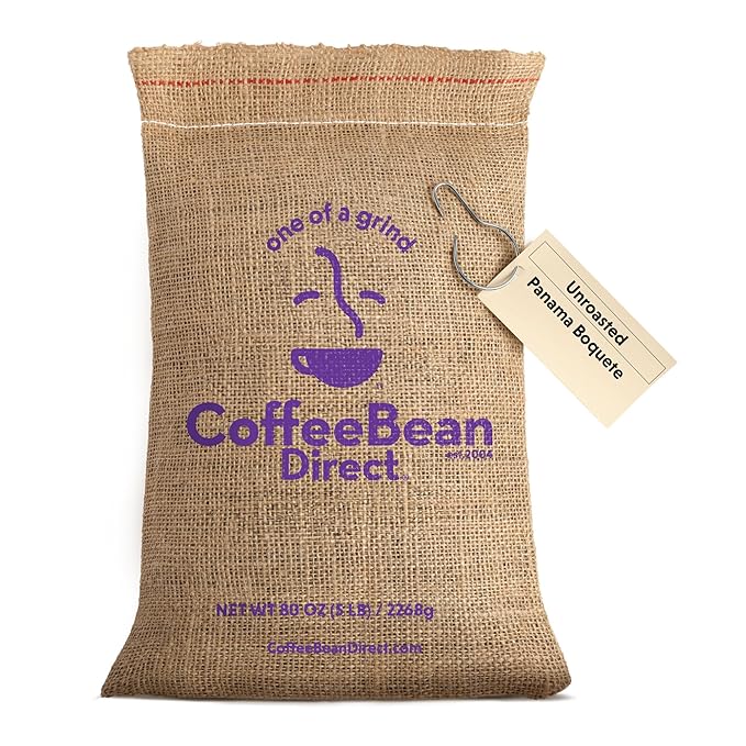 Coffee Bean Direct Unroasted Panama Boquete, 5 Pound (Pack of 1)