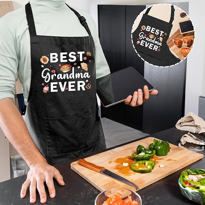 Funny Cafeteria Crew Aprons with Pockets, Cafeteria Worker Staff Appreciation Gifts