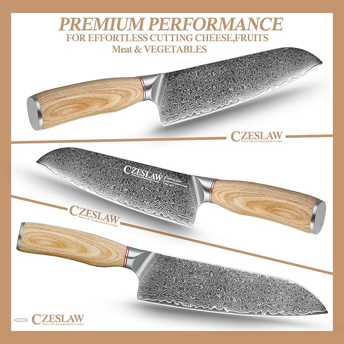 Chef Knife, Japanese Damascus Chefs Knife - kitchen knife, 8 Inch Professional Sharp Cooking Knife, Hand Forged Black Japanese Damascus Kitchen Knife, Full Tang, Ergonomic Maple Handle Design