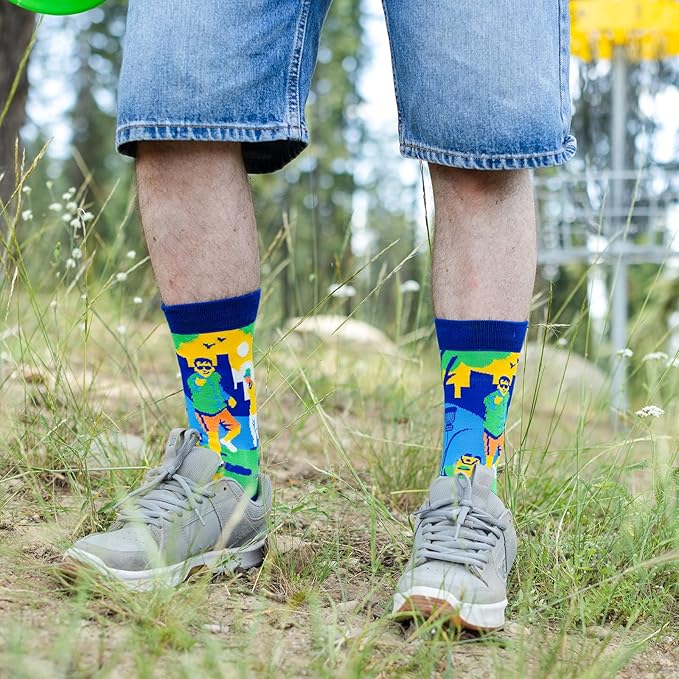 Lavley Funny Socks for Sports Fans and Players - Cool Novelty Gifts for Men, Women, & Teens