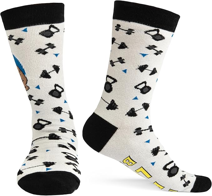 Lavley Funny Socks for Sports Fans and Players - Cool Novelty Gifts for Men, Women, & Teens
