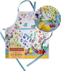 Maison d' Hermine 100% Cotton Apron for women with Pocket Kitchen Chef Apron for Men Cooking Gardening Server Waitress
