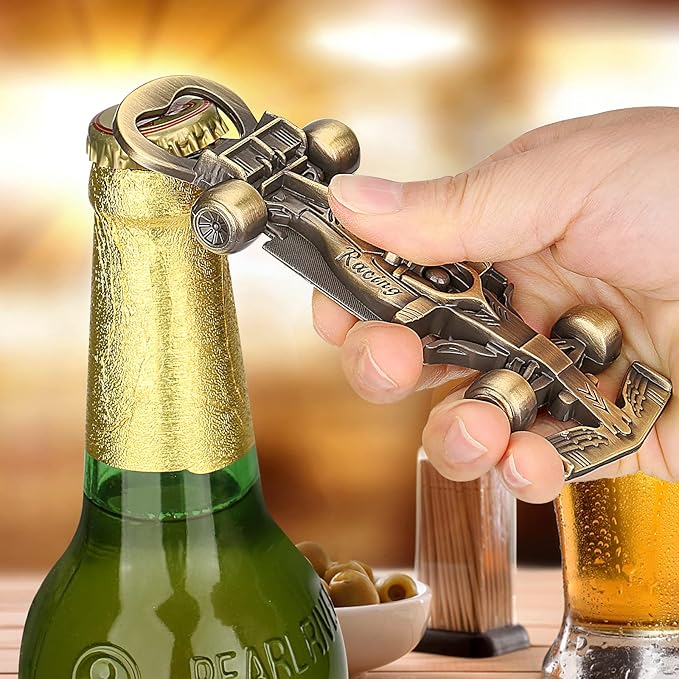 Racing Car Gifts for Men Women, Racing Car Bottle Opener, Unique Racing Gifts for Men Him Dad Boyfriend Husband Grandad, Beer Gifts Birthday Gifts Christmas Gifts for Men