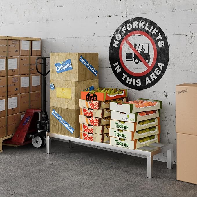48" x 14" | 8" Off The Floor Aluminum Dunnage Rack | 900 Lbs Capacity
