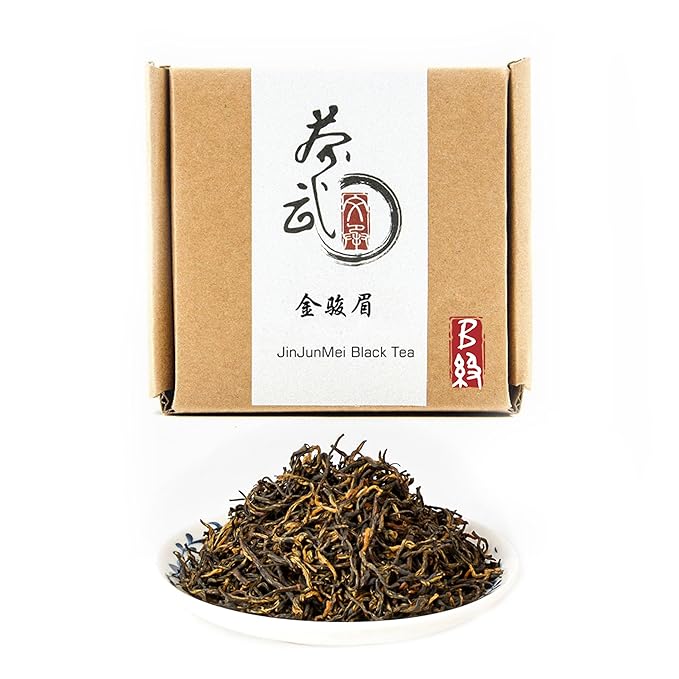 ChaWuWarmSun [B] JinJunMei Black Tea,3.5oz/100g,Loose Leaf,Chinese Hong Cha